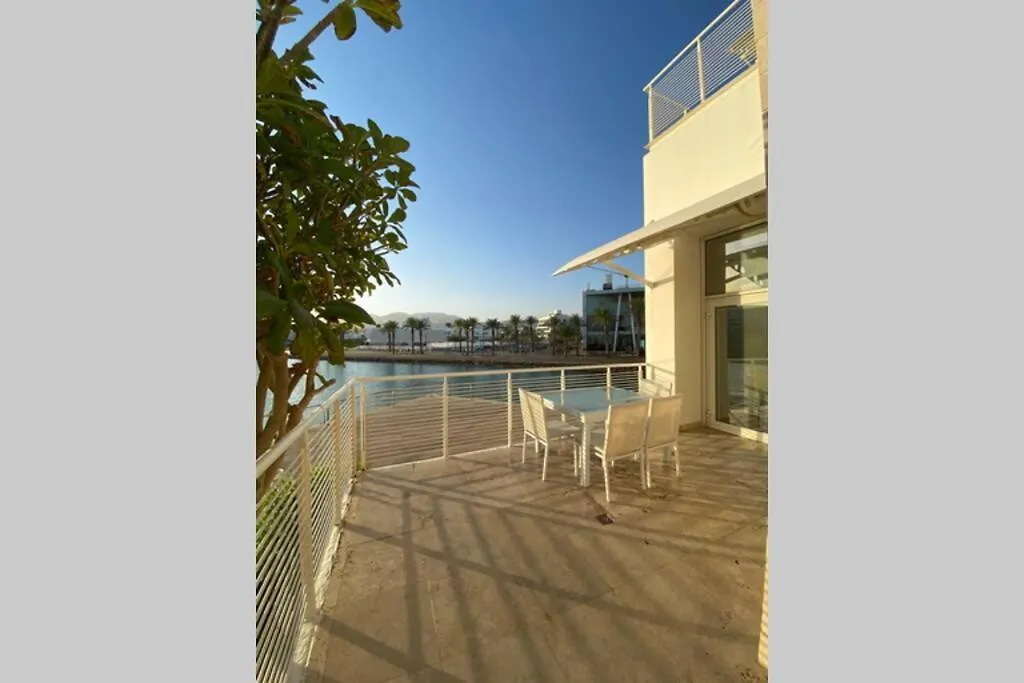 Haverim Ba'Lagouna Amazing Duplex 3Br Front Sea Apartment Eilat